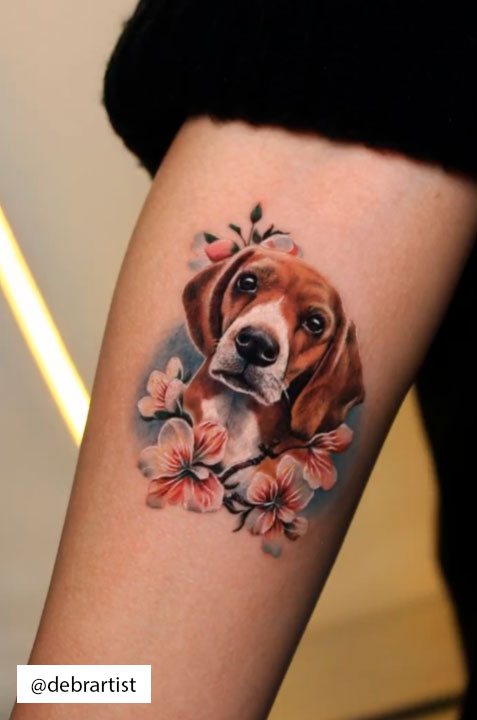 tattoo of a beagle｜TikTok Search